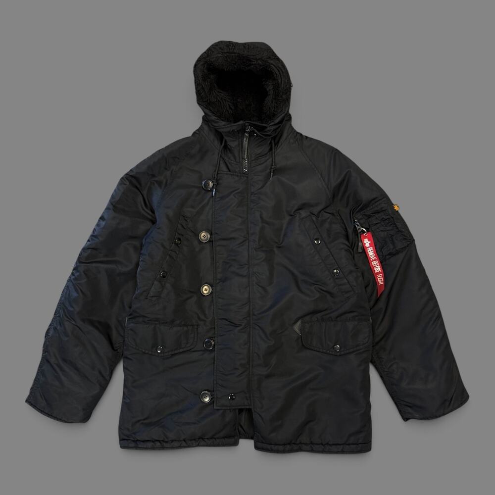 Alfa Industries M men’s Black Type N-3B Military Parka jacket extreme cold